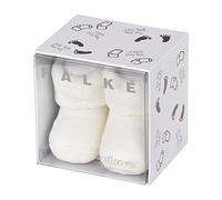 FALKE Unisex Baby Erstling B So Cotton Plain 1 Pair Socks, White Off-White 2040, 0-1 month