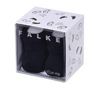 FALKE Unisex Baby Erstling B So Cotton Plain 1 Pair Socks, Blue Dark Marine 6170, 1-6 months