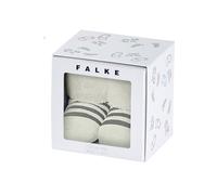 FALKE Unisex Baby Erstlingsringel B Cotton Plain Socks, White Off-White 2049, 62-68 UK
