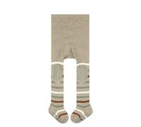 FALKE Unisex Baby Multi Stripe B Ti Cotton Grips On Sole 1 Pair Tights, Beige Sand Melange 4651, 12-18 months