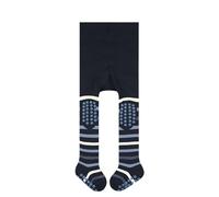 FALKE Unisex Baby Multi Stripe B Ti Cotton Grips On Sole 1 Pair Tights, Blue Space 6116, 6-12 months