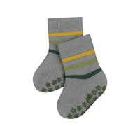 FALKE Unisex Baby Multi Stripe Slipper Socks Anti-Slip Printed Nubs On Sole Improved Grip Thick Full Innner Plush Patterned Multicoloured Breathable Cotton 1 Pair