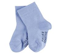 FALKE Unisex Baby Sensitive B So Cotton With Soft Tops 1 Pair Socks, Blue Crystal 6290, 6-12 months