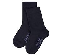 FALKE Unisex Baby Sensitive B So Cotton With Soft Tops 1 Pair Socks, Blue Dark Navy 6370, 6-12 months