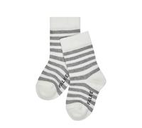 FALKE Unisex Baby Stripe B So Cotton Patterned 1 Pair Socks, White Off-White 2040, 12-18 months