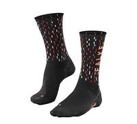 FALKE Unisex BC Impulse Peloton U So Functional Yarn Anti-Blister Cycling Socks 1 Pair, Black 3008, 4-5