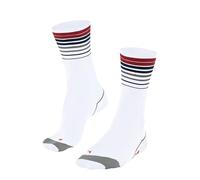 FALKE Unisex BC Impulse Reflect U So Functional Yarn Anti-Blister 1 Pair Cycling Socks, White 2008, 4-5