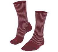 Falke Unisex BC Impulse Striped Socks - Merlot Red