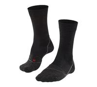 FALKE Unisex BC Warm U So Wool Alpaca Anti-Blister 1 Pair Cycling Socks, Black Black-Mix 3010, 5.5-7.5