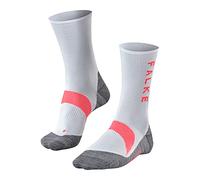 FALKE Unisex BC6 Cycling Socks, Breathable, White (White 2001), 5.5-7.5 (1 Pair)
