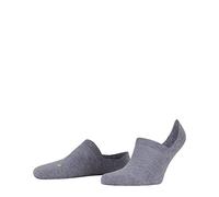 FALKE Unisex Cool Kick Invisible U IN Soft Breathable Quick Drying No-Show Plain 1 Pair Liner Socks, Grey (Light Grey 3400), 4-5