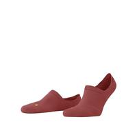 FALKE Unisex Cool Kick Invisible U IN Soft Breathable Quick Drying No-Show Plain 1 Pair Liner Socks, Red (Lobster 8862), 11-12.5