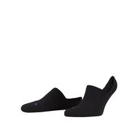 FALKE Unisex Cool Kick Invisible U In Soft Breathable Quick Drying No-Show Plain 1 Pair Liner Socks, Black 3000, 2.5-3.5