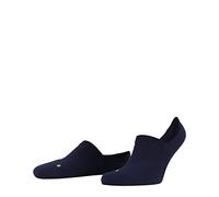 FALKE Unisex Cool Kick Invisible U IN Soft Breathable Quick Drying No-Show Plain 1 Pair Liner Socks, Blue (Marine 6120), 4-5
