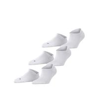 FALKE Unisex Cool Kick Sneaker Multipack U Sn Soft Breathable Quick Drying Low-Cut Plain 3 Pairs Trainer Socks, White 2000, 9.5-10.5