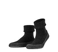 FALKE Unisex Cosyshoe M Hp Wool Grips On Sole Grip socks 1 Pair, Grey Anthracite Melange 3080, 7/8 UK