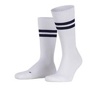 FALKE Unisex Dynamic U So Cotton Patterned 1 Pair Socks, White 2000, 5.5-7.5