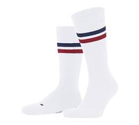 FALKE Unisex Dynamic U So Cotton Patterned 1 Pair Socks, White Weiss-Blau-Rot 2068, 8-9