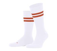FALKE Unisex Dynamic U So Cotton Patterned 1 Pair Socks, White White-Hibiscus 2082, 8-9