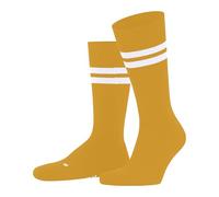 FALKE Unisex Dynamic U So Cotton Patterned Socks 1 Pair, Yellow Sun Ray 1316, 4-5