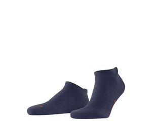 FALKE Unisex Keep Warm U Sn Wool Low-Cut Plain Trainer Socks 1 Pair, Blue Ocean Melange 6776, 4-5