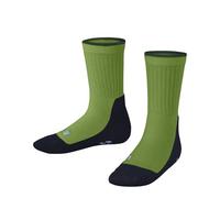 FALKE Unisex Kids Active Everyday K So Functional Yarn Thin Breathable Plain 1 Pair Socks, Green Bamboo 7654, 12-2.5