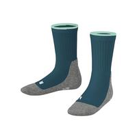 FALKE Unisex Kids Active Everyday K So Functional Yarn Thin Breathable Plain Socks 1 Pair, Turquoise Peacock 7791, 3-5