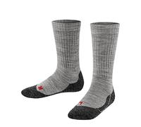 Falke Boys Grey Kids Active Warm & Dry Stretch-woven Socks Years 3+ 27-30