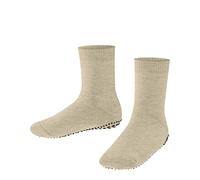 FALKE Unisex Kids Catspads K Hp Cotton Wool Grips On Sole 1 Pair Grip socks, Beige Sand Melange 4650, 3/5.5 UK Child