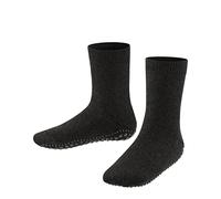 FALKE Unisex Kids Catspads K Hp Cotton Wool Grips On Sole 1 Pair Grip socks, Grey Asphalt Melange 3180, 3/5 UK