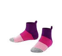 FALKE Unisex Kids Colour Block K Hp Cotton Grips On Sole 1 Pair Grip socks, Pink Crocus 6962, 6/8.5 UK Child
