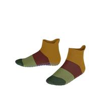 FALKE Unisex Kids Colour Block Slipper Socks Anti-Slip Printed Nubs On Sole Improved Grip Thick Full Innner Plush Flat Seam In Toe Area Patterned Breathable Sustainable Cotton 1 Pair