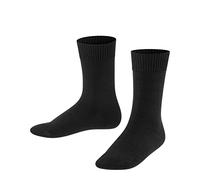 FALKE Unisex Kids Comfort Wool K SO Thick Warm Plain 1 Pair Socks, Black (Black 3000), 12-2.5