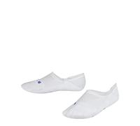 FALKE Unisex Kids Cool Kick Invisible K In Soft Breathable Quick Drying No-Show Plain 1 Pair Liner Socks, White 2000, 3-5