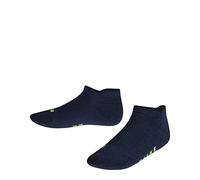 FALKE Unisex Kids Cool Kick Sneaker K Sn Soft Breathable Quick Drying Low-Cut Plain 1 Pair Trainer Socks, Blue Marine 6120, 3-5
