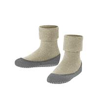 FALKE Unisex Kids Cosyshoe K Hp Wool Grips On Sole 1 Pair Grip socks, Beige Sand Melange 4651, 4/5 UK