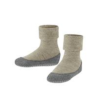 FALKE Unisex Kids Cosyshoe Minis K Hp Wool Grips On Sole 1 Pair Grip socks, Beige Sand Melange 4651, 7.5/8.5 UK Child
