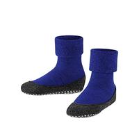 FALKE Unisex Kid's Cosyshoe Minis K HP Wool Grips On Sole 1 Pair Socks, Blue (Cobalt Blue 6054), 6-7
