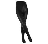 FALKE Unisex Kids Cotton Touch K Ti Opaque Plain 1 Pair Tights, Black 3000, 12-2.5