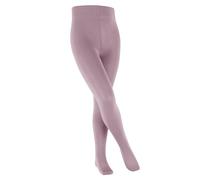 FALKE Unisex Kids Cotton Touch K Ti Opaque Plain Tights 1 Pair, Pink Thulit 8663, 12-2.5