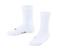 FALKE Unisex Kids Dynamic K So Cotton Patterned 1 Pair Socks, White 2000, 12-2.5