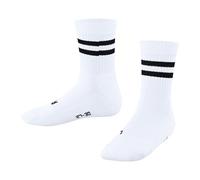FALKE Unisex Kids Dynamic K So Cotton Patterned Socks 1 Pair, White 2003, 3-5