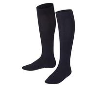 FALKE Unisex Kids Family Knee-High Socks Breathable Cotton Long Hard-Wearing Extra-Soft On Skin Plain Flat Seam In Toe Area For Everyday Life School 1 Pair