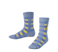 FALKE Unisex Kids Lemon Patch K So Cotton Patterned 1 Pair Socks, Blue Crystal 6290, 3-5