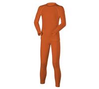 FALKE Unisex Kids Maximum Warm K Uw Functional Yarn Quick Dry 1 Piece Base Layer Set, Orange Dutch 8041, 5.5-8