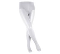 FALKE Unisex Kids Pure Matt 30 DEN K Ti Sheer Plain 1 Pair Tights, White 2209, 9-11.5
