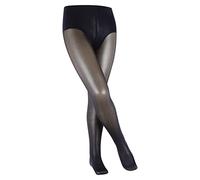 FALKE Unisex Kid's Pure Matt 30 DEN K TI Sheer Plain 1 Pair Tights, Blue (Marine 6179), 9-11.5