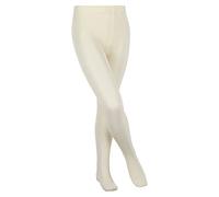 FALKE Unisex Kids Romantic Dot K Ti Sheer Patterned 1 Pair Tights, White Off-White 2059, 3-5