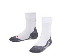 FALKE Unisex Kids RU4 Running Socks Medium Cushioning Anti-Blister Mid-Calf Length Vegan Quick-Drying Breathable Cotton Functional Yarn 1 Pair