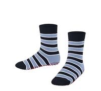 FALKE Unisex Kids Simple Stripes K Hp Cotton Grips On Sole 1 Pair Grip socks, Blue Space 6116, 12/2.5 UK Child